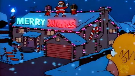 File:S1E1 - Flanders' house Simpsons Christmas, Twitter Layouts, Playlist Covers, Open Fires, Old Fashioned Christmas, Christmas Cartoons, Spotify Playlist, Dark Souls, Holly Jolly