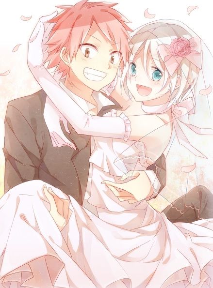 Nali wedding! Natsu And Lisanna, Fairy Tail Images, Anime Wedding, Anime Fairy Tail, Natsu And Lucy, Fairy Tail Couples, Fairy Tail Ships, Erza Scarlet, Love Fairy