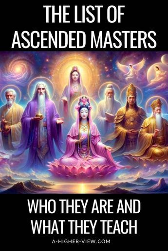 In various spiritual traditions, Ascended Masters are viewed as spiritually enlightened beings who once walked upon Earth, transcended the cycle of reincarnation, and now guide humanity from the higher spiritual planes. This comprehensive Ascended Masters List will serve as an introduction to these divine beings, their teachings, their spiritual paths, and their relevance in today’s world. #ascendedmasters #theosophy #spirituality #esoteric Mystical Art Spiritual, Esoteric Teachings, Sacred Geometry Meanings, Polarity Therapy, Quantum Physics Spirituality, Quantum Consciousness, Buddhist Beliefs, Spiritual Angels, Reiki Therapy