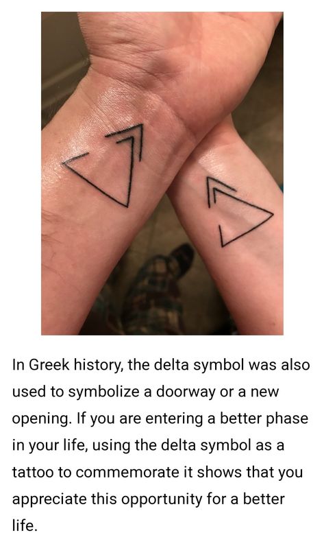 Small Greek Tattoos With Meaning, Greek Tattoos With Meaning, Apollo Symbol Tattoo, Tattoo Greek Symbol, Greek Symbols Tattoos, Delta Symbol Tattoo, Tattoos To Get In Greece, Simple Greek Mythology Tattoos, Delta Tattoo