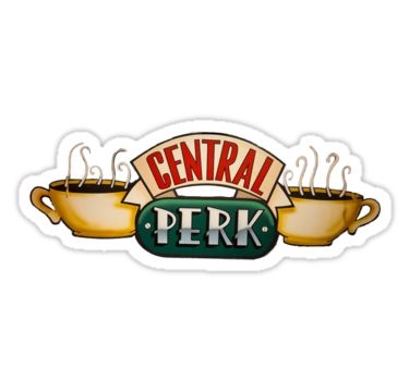 I'll be there for you!!! Friends Central Perk Coffee, Central Perk Logo, Stickers Cool, Friends Poster, Friends Central Perk, Tumblr Stickers, Friends Series, Central Perk, Friends Wallpaper