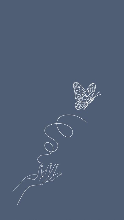 Navy Blue Butterfly, Armband Tattoos, Blue Butterfly Wallpaper, Phone Wallpaper Boho, Iphone Wallpaper Landscape, Cute Blue Wallpaper, Best Wallpapers, Butterfly Wallpaper Iphone, Floral Wallpaper Phone