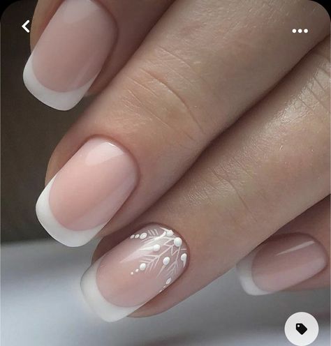 Manicure Nail Designs, French Manicure Nails, Christmas Gel Nails, Her Nails, French Nail Designs, Bride Nails, White Nail, Neutral Nails, Bridal Nails