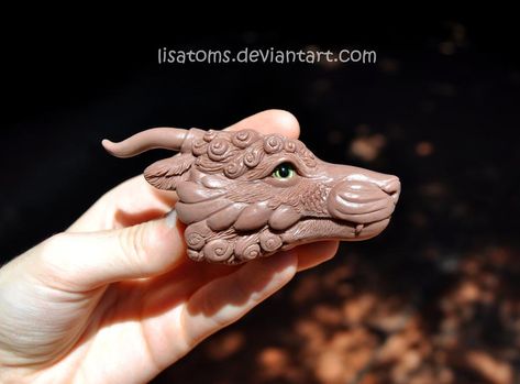 Asian dragon head- WIP by LisaToms on DeviantArt Asian Dragons, Clay Dragons, Ceramic Turtle, Dragon Face, Polymer Clay Dragon, Asian Dragon, Clay Dragon, Dragon Puppet, Dragon Sculpture