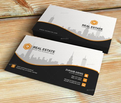 Real Estate - Business Card Template #Ad #Estate, #Affiliate, #Real, #Business, #Template Calling Card Template, Real Estate Business Card, Examples Of Business Cards, Visit Card, Buy Real Estate, Pet Logo, Business Card Template Psd, Photo Business Cards, Real Estate Business Cards