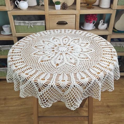 Crochet tablecloth pattern