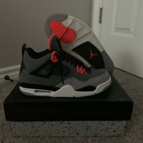 Air Jordan retro 4’s Infrared Infrared 4s, Jordan 4 Infrared, Air Jordan Retro 4, Jordan Retro 4, Jordan Shoes Retro, Jordan 4s, Shoes Retro, Retro 4, Air Jordan Retro