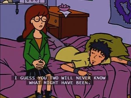 My favourite TV 'couple' ever Daria Show, Trent Lane, Daria Mtv, Daria Morgendorffer, My Father's Daughter, Mtv Shows, 90s Cartoons, Cartoon Profile Pics, Aesthetic Images