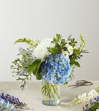 Blue dessert table