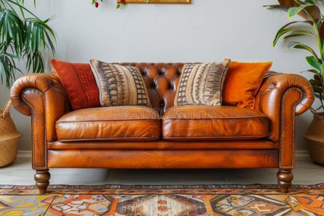 Eclectic interior boho bohemian interior design creative art space living room sofa couch imagination vintage retro stock photo Hippy Apartment, Interior Design Creative, Interior Boho, Desert Decor, Space Living Room, Bohemian Interior Design, House Dream, Boho Interiors, Southwest Desert