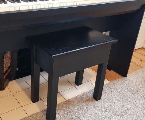 Simple Piano Stool With Storage : 5 Steps (with Pictures) - Instructables Diy Piano, Simple Piano, Stool Diy, Stool With Storage, Diy Stool, Piano Stool, Piano Bench, Different Types Of Wood, Wood Filler