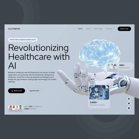 Hey everyone! 'Innovating today for a healthier tomorrow.' Discover our AI-powered healthcare website with awesome UI/UX design. #appdesigner #userexperience #uidesign #webdesigntrends #healthcare #mobileappdesign #uiuxdesign #uxdesigner #dribbble #uiux #uitips #userinterfacedesign #appdesign #uiinspiration #ui #webagency #healthcarewithai #landingpage #userexperiencedesign #uiweb #behance #healthcarewebsite #uxd #mobiledesign #webdesign #uidesigner Webpage Design Layout, Healthcare Website, Ui Ux Designer, Ui Design Website, Powerpoint Presentation Design, Ux Designer, Webpage Design, User Experience Design, Web Design Trends