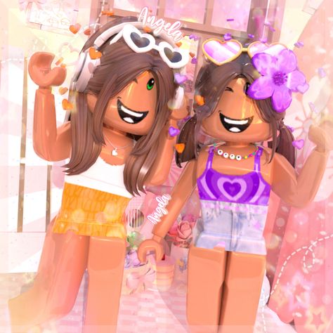 Made by arouliaa on tiktok and YouTube Roblox Bff Profile Pictures, Preppy Vsco, Cute Eyes Drawing, Preppy Girls, Iphone Wallpaper Kawaii, Roblox Animation, Cute Tumblr Wallpaper, Coding For Kids