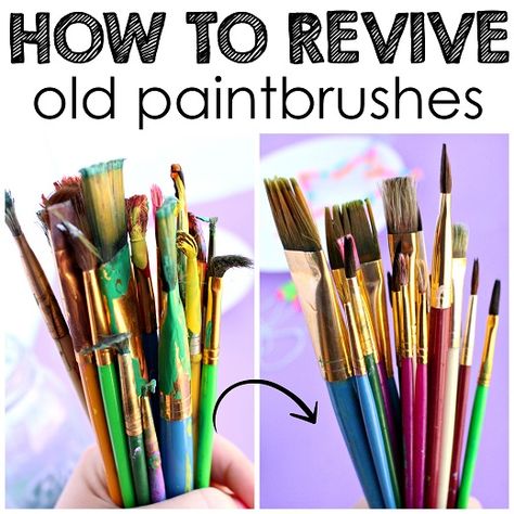 revive paintbrushes Crafty Morning, Cleaning Paint Brushes, Frida Art, Acrylic Painting Tips, Tole Painting, Painting Lessons, Art Instructions, Painting Videos, Art Brushes