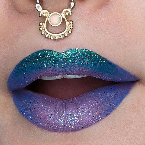 “FREE GIFTS ON ALL ORDERS OF TODAY BEAUTIFUL LIPS BY @jilltakesphotos USING FANTASY GLITTER CUVETTE AND PHYSCHO BARBIE GLITTER INJECTION . SHOP AT…” Lip Art Makeup, Nice Lips, Lipstick Art, Mermaid Makeup, Glitter Lips, Lip Designs, Lip Art, Fantasy Makeup, Beautiful Lips