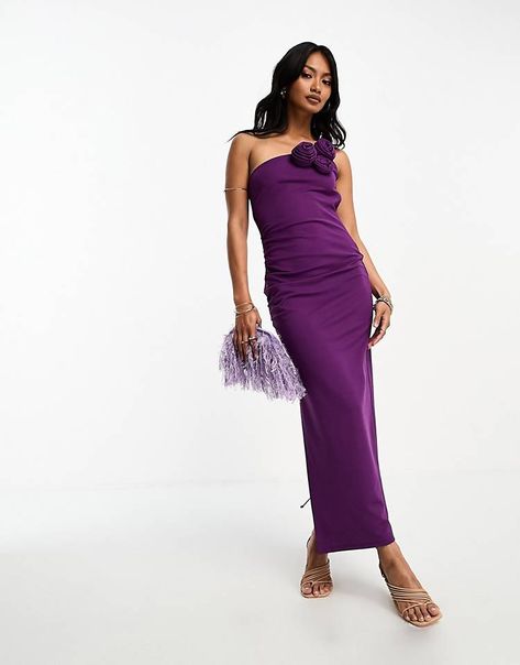 Am I The Drama, Bridesmaid Tulle, Strappy Maxi Dress, Purple Midi Dress, Satin Maxi Dress, Dyed Dress, The Drama, Long Bridesmaid Dresses, Design Minimalista