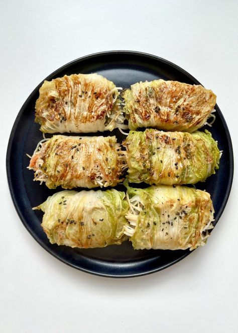 Vietnamese-Inspired Cabbage Rolls - Myriad Recipes Turkey And Dumplings, Fried Turkey, Chinese Cabbage, Cabbage Rolls, Cabbage Recipes, Asian Dishes, Asian Recipes, My Website, Main Dishes