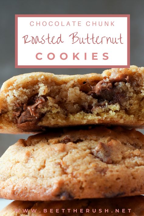 Butternut Squash Cookies, Butternut Squash Dessert, Butternut Squash Pie, Butternut Recipes, Winter Squash Recipes, High Protein Desserts, Pumpkin Recipes Easy, Pumpkin Chocolate Chip Cookies, Protein Desserts