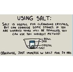 Salt Water Bath for cleansing crystals. Not my fave or safest one with many crystals. Check to see which one's are safe first. & some do a normal water bath w/out salt but I wouldn't advise it. Salt Water Bath, Cleansing Crystals, Colon Cleanse, Witchy Things, Crystal Magic, Salt And Water, Crystals And Gemstones, Salt, Bath