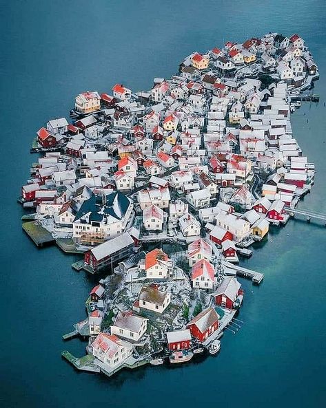 Urban Development, Les Continents, Nordland, Location Inspiration, North Sea, White Houses, Amazing Places, Stunning View, Aerial View