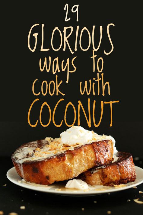 29 Delicious Ways To Cook With Coconut Buzzfeed Food, Coconut Recipes, I Love Food, Food Hacks, Cooking And Baking, Sweet Recipes, Love Food, Great Recipes, Food Ideas