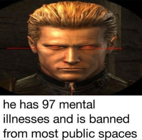 Wesker Reaction Pic, Albert Wesker Funny, Albert Wesker Re5, Albert Wesker Pfp, Albert Wesker Icons, Albert Wesker Fanart, Resident Evil Wesker, Silly Lil Guy, Evil Characters