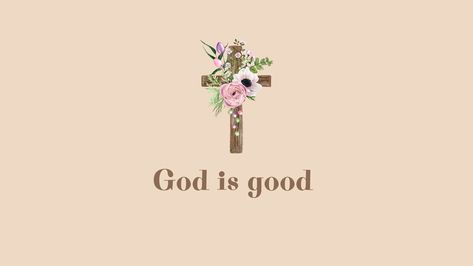 "God is good" aesthetic wallpaper for macbook or laptop. Big Laptop Wallpaper Aesthetic, Christain Girls Wallpaper Desktop, Pink Christian Desktop Wallpaper, Macbook Wallpaper High Quality Bible Verse, Chromebook Wallpaper Aesthetic Hd, Catholic Computer Wallpaper, God Macbook Wallpaper, Ipad Wallpaper Aesthetic Horizontal Christian, Catholic Laptop Wallpaper