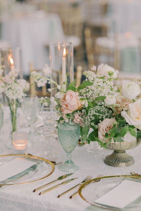 Whimsical white and blush blooms helped to create the most magical day for these newlyweds at Bonnet Island Estate in LBI (photo: Jess Palatucci Photography) Peonies Centerpiece, Lowcountry Wedding, Floral Arrangements Wedding, Coastal Wedding, Low Country, Jersey City, Floral Arrangement, Floral Wedding, Peonies