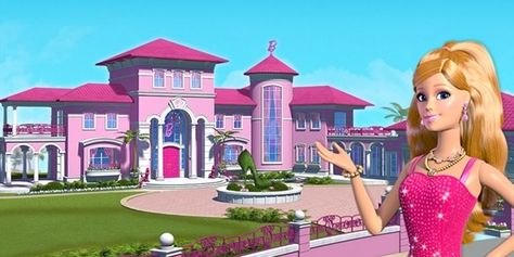 Barbie Life In The Dreamhouse, Life In The Dreamhouse, Hgtv Dream Homes, Free Barbie, Barbi Benton, Barbie Summer, House Cartoon, Barbie Images, Cute Black Wallpaper