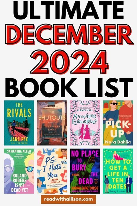 New Books 2024, Christmas Book Recommendations, December Reads, December Books, New Books To Read, Holiday Reading, 2024 Books, Writing Romance Novels, December Nights