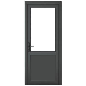 Door Manufacturer, External Doors, Grey Glass, Back Doors, Single Doors, The Doors, Right Hand, Sanding, Glass Door