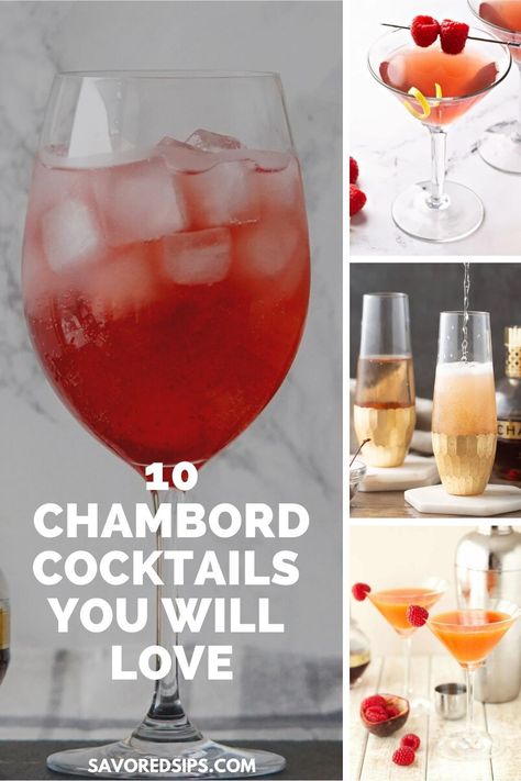 If you haven't tried it already, grab a bottle of Chambord and get to mixing! We invite you to try one of these 10 Chambord cocktails. | Cocktail Recipe | Chambord Cocktails | Raspberry Cocktail | Summer Cocktails | Spring Cocktails | Chambord Drinks, Chambord Recipes, Cocktails Spring, Chambord Cocktails, Blueberry Cocktail, Raspberry Cocktail, Cocktail Summer, Coctails Recipes, Liquor Recipes