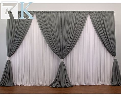 RK pipe and drape wedding backdrop system_Pipe and Drape | Portable Dance Floor | Portable Stage Panel Backdrop, Drape Backdrop, Head Table Backdrop, Portable Dance Floor, Draping Ideas, Pipe And Drape Backdrop, Portable Stage, Curtains Design, Elegant Backdrop