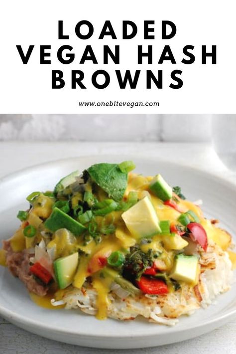 Vegan Hashbrown Breakfast, Crockpot Vegan Breakfast, Vegan Hashbrowns, Healthy Breakfast Quiche, Hashbrown Breakfast, Christmas Breakfast Recipes, Breakfast Avocado, Vegan Comfort Food Recipes, Potato Breakfast