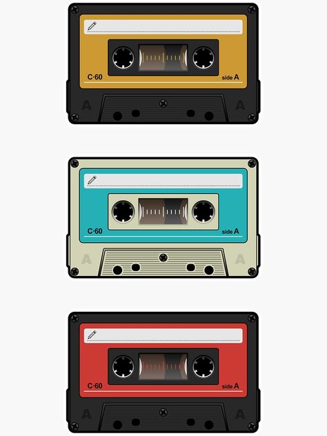 Pegatinas originales del tema Cassette ● Hechas y vendidas por artistas ● Ahorra hasta un 50 % ● De... Aesthetic Cassette Png, Scrapbooking Alaska, Cassette Tape Art, Hot Air Balloon Clipart, Disney Big Hero 6, Scrapbook Fonts, Scrapbooking Retreats, Scrapbook Organization, Tape Painting