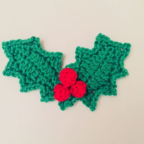 Holly Jolly Christmas – patroon hulstblaadjes Holly Jolly Christmas, Jolly Christmas, Holly Jolly, Crochet Necklace, Crochet Earrings, Van, Crochet, Christmas, Color