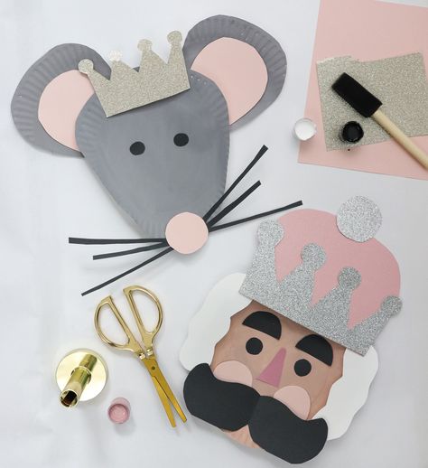 MAMA Jots: Paper Plate Crafts || Christmas Nutcracker Craft Preschool, Nutcracker Art Project, The Nutcracker And The Mouse King, Kids Nutcracker Crafts, Preschool Nutcracker Craft, Nutcracker Art Projects For Kids, Diy Nutcracker Decoration, Nutcracker Crafts For Kids, Nutcracker Mouse King