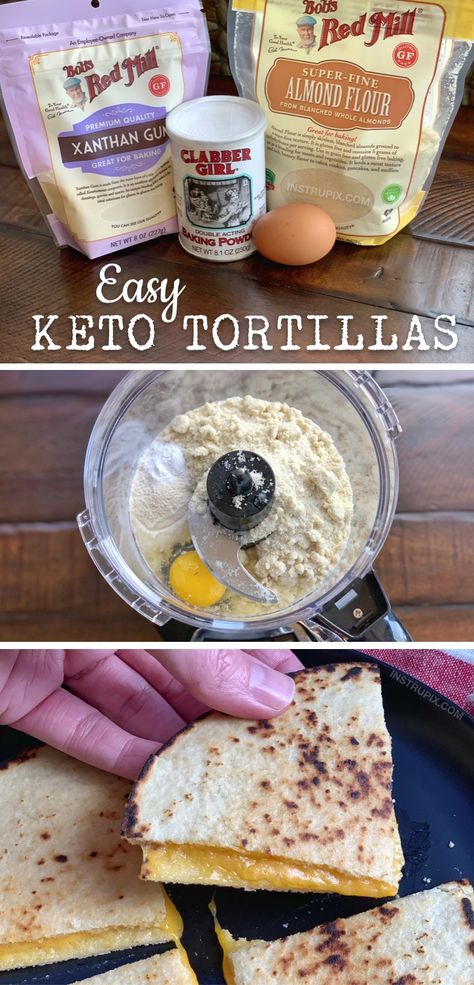 Easy Keto Tortillas (Made with Almond Flour) - Instrupix Glutenfri Baking, Keto Tortillas, Boiled Egg Diet Plan, Low Carb Life, Low Carb Tortillas, Tortilla Recipe, Almond Flour Recipes, Keto Ideas, God Mat