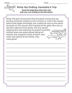 Next stop: Pinterest Writing An Ending To A Story, Writing The Ending To A Story, Story Endings, Spy Plane, 2nd Grade Math Worksheets, Enjoy Writing, 2nd Grade Math, Next Stop