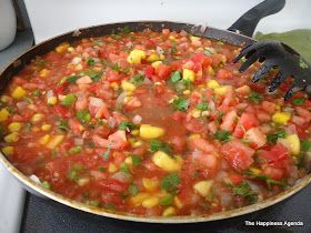 Mango Salsa Canning Recipe, Tomato Salsa Canning, Salsa Chunky, Salsa Recipe Homemade, Mango Tomato Salsa, Salsa Pasta, Fruit Side Dishes, Side Dishes Ideas, Salsa Canning Recipes