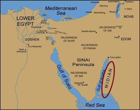 map-egypt-midian-900x709x300 Bible Study Exodus, Moses Exodus, Genesis 25, Library Of Alexandria, Bible Mapping, Mount Sinai, Sacred Scripture, Red Sea, Study Unit