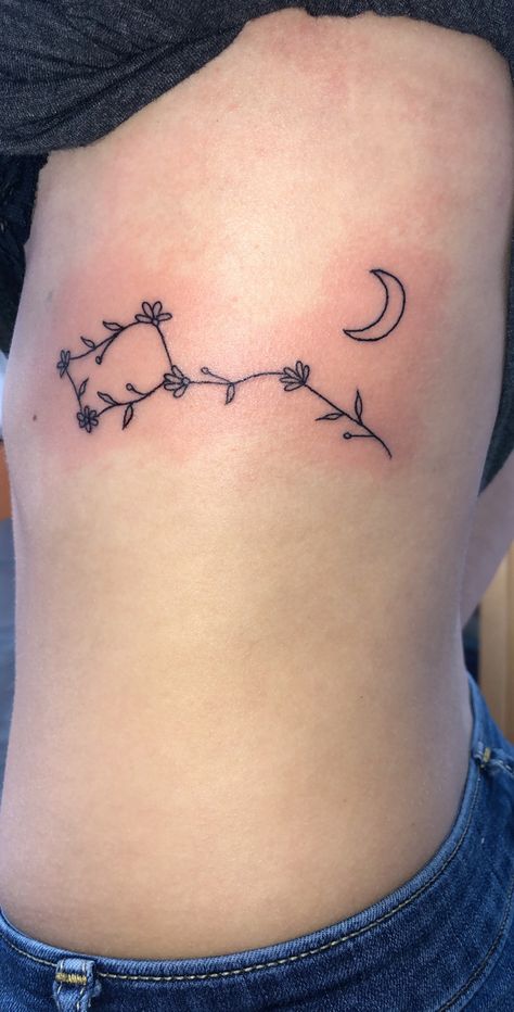 Lil Dipper Big Dipper Tattoo, Big Dipper Tattoo Design, Big Dipper Tattoo Ideas, Big Dipper Little Dipper Tattoo Sisters, The Big Dipper Tattoo, Big And Little Dipper Tattoos, Alaska Tattoo Ideas, Alaska Tattoos, Little Dipper Tattoo