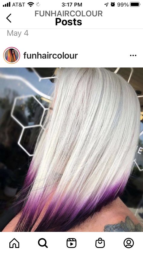 Purple Hair Streaks, Purple Blonde Hair, Hair Fairy, Mint Green Hair, Sunset Hair, Pulp Riot Hair Color, Hair Dye Shampoo, Icy Blonde Hair, Peekaboo Hair