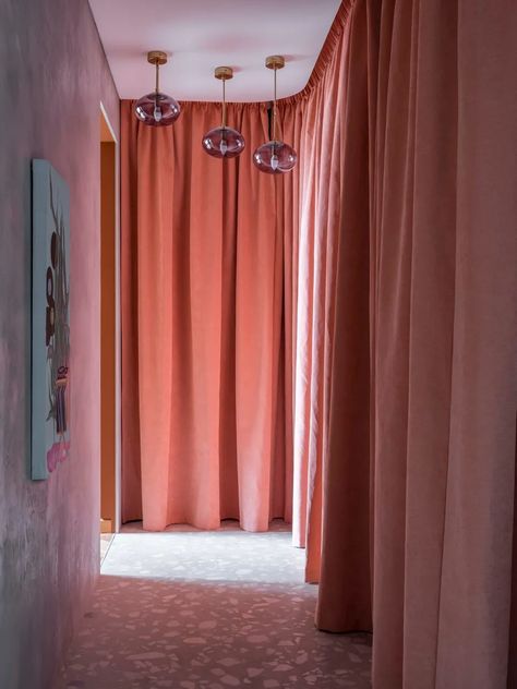 Hallway Curtains, Doorway Curtain, Entry Hallway, Room Goals, Loft Apartment, Mood Board Design, Apartment Inspiration, Home Reno, Dream House Decor