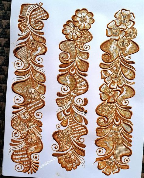 Easy Arebic Mahendi Designs Latest, Arebiyan Mehandi Dijayan, Mehndi Designs In Paper, Arbic Mendhi Design 2024, Arbik Art Mehndi, Cutwork Mehendi Designs, Mehendi Basics, Arebic Mhendi, Arbi Mehndi Design