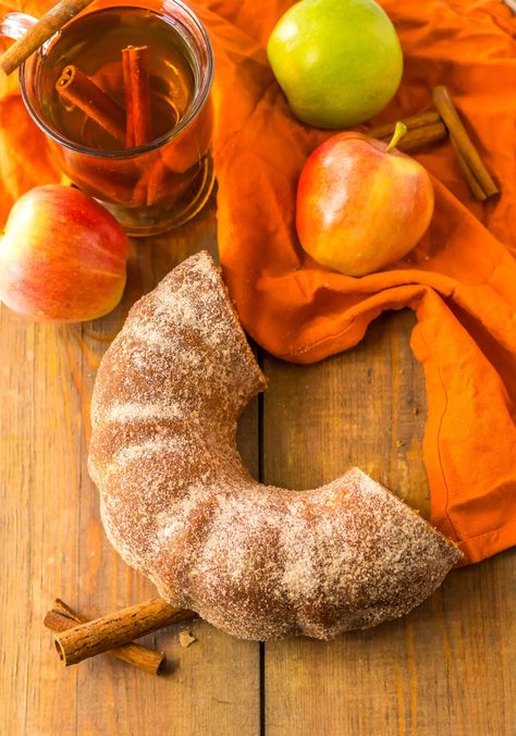 Apple Cider Doughnut Bundt Cake - Life With The Crust Cut Off Cake Mix Apple Cider Doughnut Cake, Doughnut Bundt Cake, Apple Cider Doughnut Cake, Apple Poke Cake, Apple Cider Doughnut, Cider Recipes, Sugar Sticks, Apple Cider Recipe, Bundt Cake Recipe