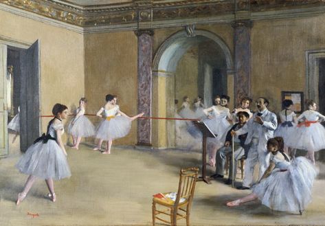 https://www.reprodart.com/a/degas-edgar/ballet-de-la-opera.html Degas Paintings, Vintage Ballet, Mary Cassatt, Amedeo Modigliani, Edgar Degas, Fine Art Landscape, Vintage Tv, The Opera, Landscape Canvas