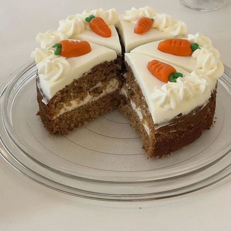 Carrot Cake, Frosting, Carrots, Cake, White