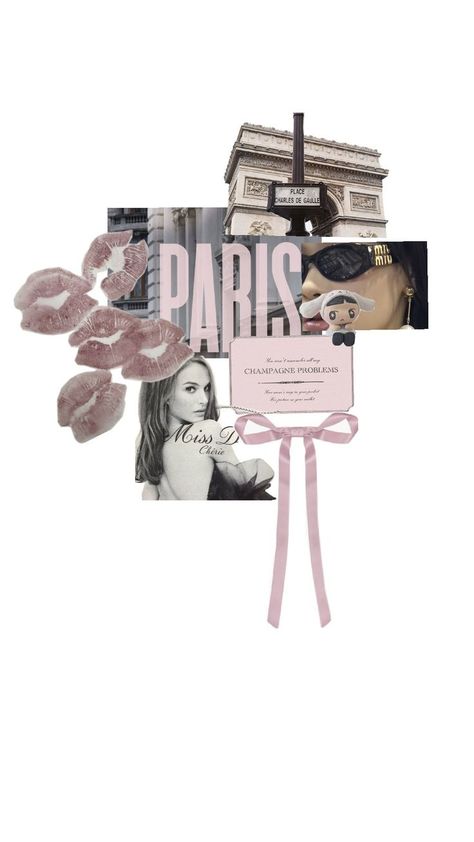 #aesthetic #paris #collage Paris Poster Aesthetic, Pink Paris Aesthetic, French Collage, Paris Collage, Soft Era, Vogue Wallpaper, One Day In Paris, Aesthetic Wall Collage, Pink Collage