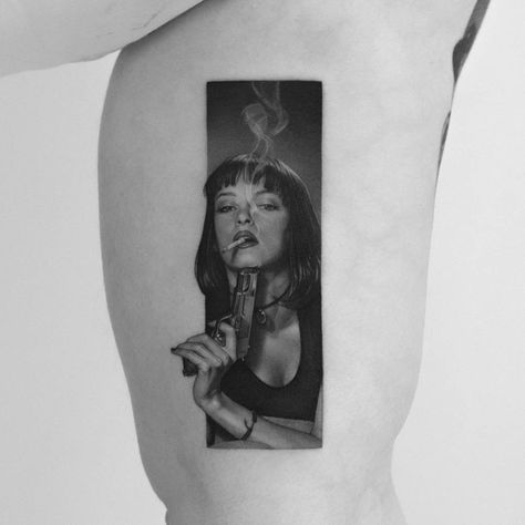 Pulp Fiction Tattoo, Traditional Hand Tattoo, Surreal Tattoo, Movie Tattoos, Greek Mythology Tattoos, Fire Tattoo, Greek Tattoos, Tattoo Portfolio, Tattoo Style Drawings